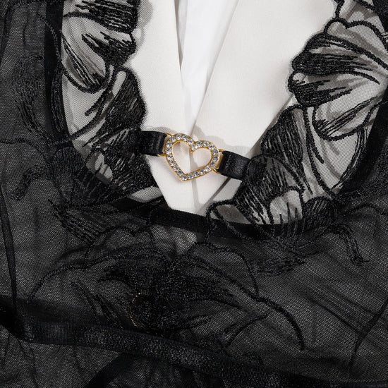 Black Dahlia Bodysuit 🖤✨