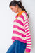 Bloco de cores rosa colorido com colar de pescoço de pescoço de ombro