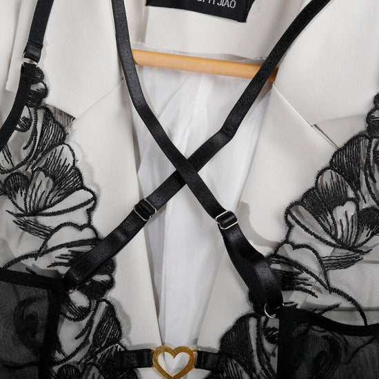 Black Dahlia Bodysuit 🖤✨