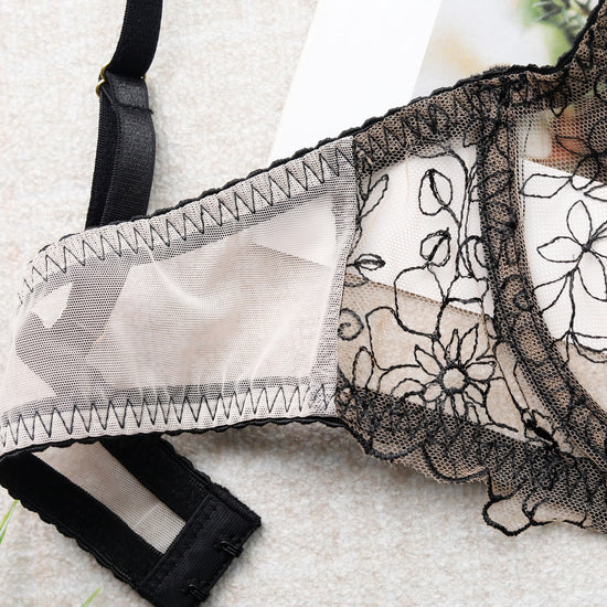 Secret Bloom Lingerie Set 🖤✨