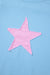 Camiseta de gran tamaño de la estrella de mezclilla de mezclilla de mezclilla aruba