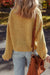 Light French Beige Lantern Sleeve Capestrello V Neck Abbattina Cardigan