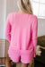 Bonbon Delicate Texture Cropped Cami Shorts and Cardigan 3pcs Lounge Set
