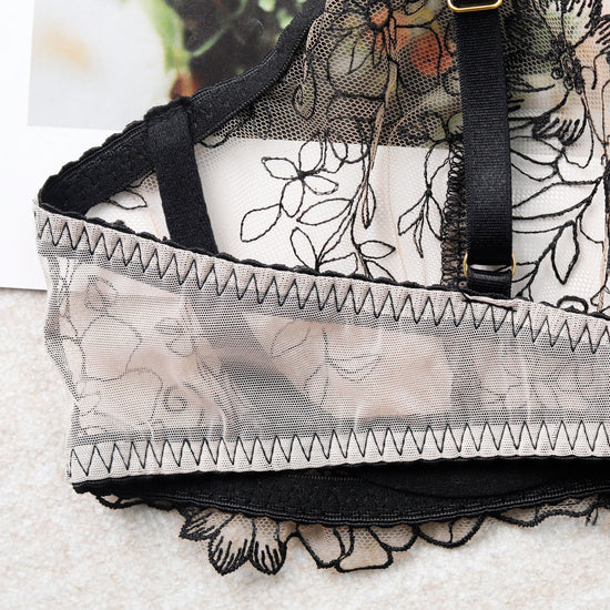 Secret Bloom Lingerie Set 🖤✨