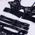  Lingerie Set “Femme Fatale” – Black Lace & Strappy Seduction