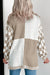Cardigan a scacchi a scacchi a scacchi marrone