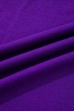 Fiery Red Varsity Contrast Banded Sleeve Shift Sweatshirt Dress