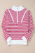 Stripe a strisce kaki con zip