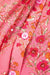 Stampa floreale rosso rosa a manica corta camicia sciolta