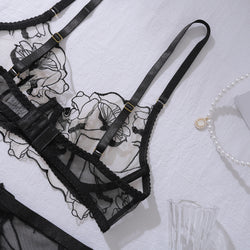 3-piece set-Midnight Elegance