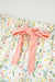 Floral Print Contrast Pipping Short Pajamas Set