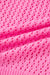 Sachet rosa decoração de arco doce e malhado de malha de malha de ombro