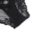 Black High-Waist Mesh & Lace Panty with Corset Back