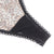 Leopard Print Thong with Black Lace and Back Lacing
