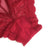 Red Lace Panty with Heart Back Cutout and Gold Rings