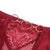 Red Lace Panty with Heart Back Cutout and Gold Rings