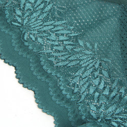 Green Lace Panty with Heart Back Cutout and Gold Rings
