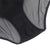 Sheer Black Panty with Rivet Details