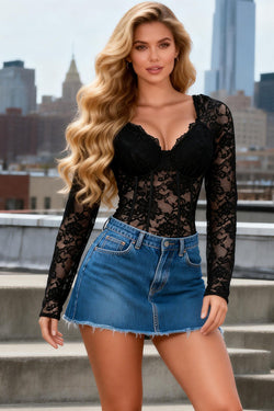 The lace bodysuit that embodies timeless elegance