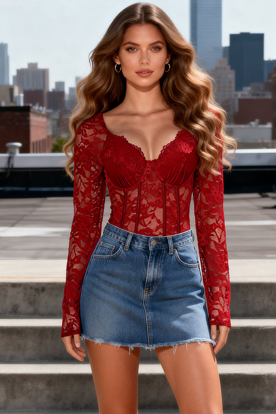 The lace bodysuit that embodies timeless elegance