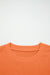 Flamingo Drop Shoulder Puff Sleeve Crop Pullover Drawstring Wide Leg Pants Set