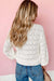 Cardigan all'uncinetto anteriore abbottonato leggero marrone