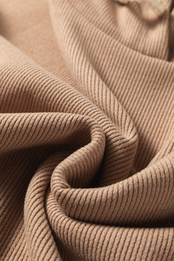 Felpa con cappuccio e pullover con coulisse in pizzo Jet Stream e pantaloni a vita alta in velluto a coste