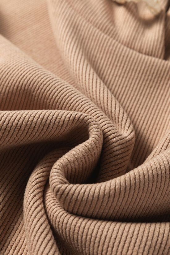 Felpa con cappuccio e pullover con coulisse in pizzo Jet Stream e pantaloni a vita alta in velluto a coste