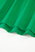 Tee de la tripulación de la tripulación de la llanura de color verde brillante brillante