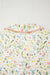 Floral Print Contrast Pipping Short Pajamas Set