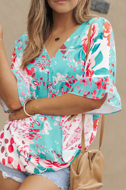 Camicetta per manica a manica a manica a manica a manica a manica a manica a manica a manica a taglio mista multicolori