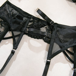 « Natalia Obsidian » 3-Piece Lingerie Set 🖤✨