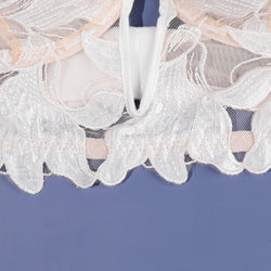 Pure Romance » Lingerie Set – Ivory Floral Elegance & Sculpting Fit