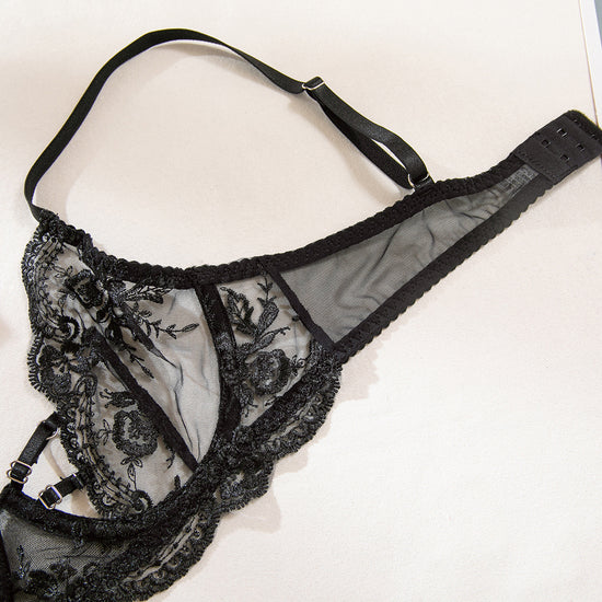 « Natalia Obsidian » 3-Piece Lingerie Set 🖤✨