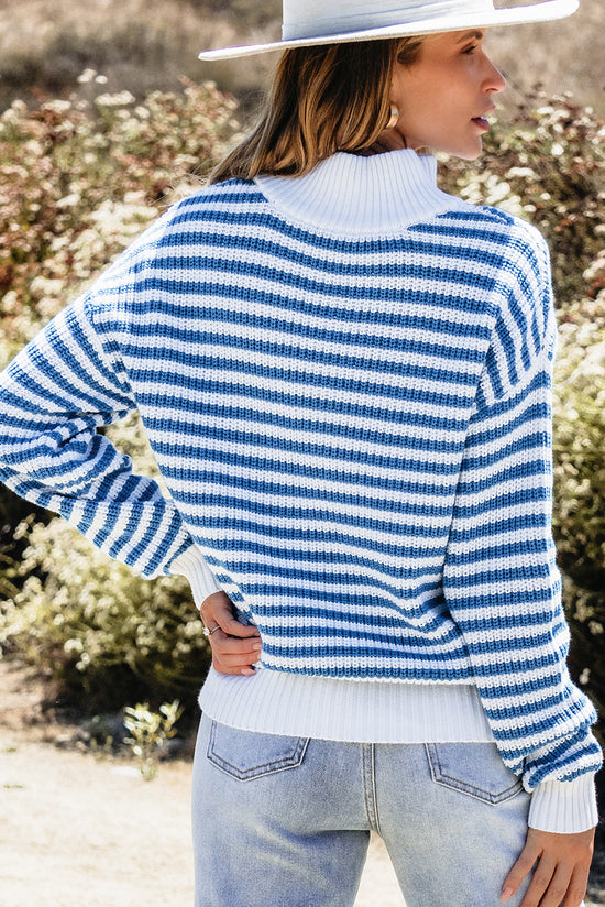 Stripe a strisce kaki con zip