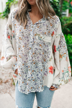 Purple Boho Floral Bishop Blot