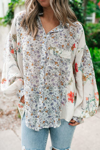 Purple Boho Floral Bishop Blot