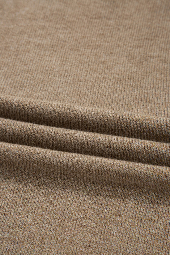 Maglione con manicotto a vescovo a bottino di cammello