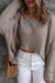 Sleeve Dolman Slouchy Grey High Low Swater