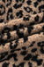 Giacca tasca laterale con cerniera con cerniera con stampa leopardata kaki