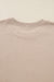 Jet Stream Solid Color Oversize Slit Sweatshirt Ribbed Leggings 2pcs Set