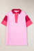 Robe T-shirt à manches courtes à manches courtes à rayures roses