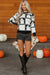 Magione di spalla a scacchi di Halloween Black Halloween
