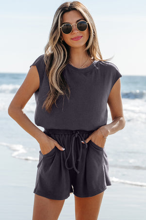 Bristol Black Knit Open Back Capple Cancellatura della manica