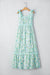 Vestito maxi in pizzo floreale in pizzo verde