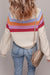 Stretta a strisce a strisce a strisce a strisce getto maglione chic