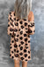 Leopard Printed Open Front Cardigan