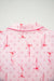 Floral Print Contrast Pipping Short Pajamas Set
