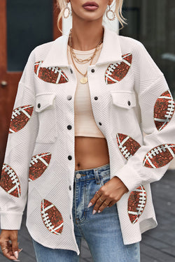 Beige Bubble Gum Texture Rugby Rugby Football Backet