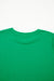Tee de la tripulación de la tripulación de la llanura de color verde brillante brillante